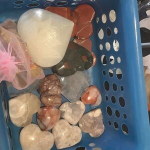 Assorted Heart-Shaped Stone Collection